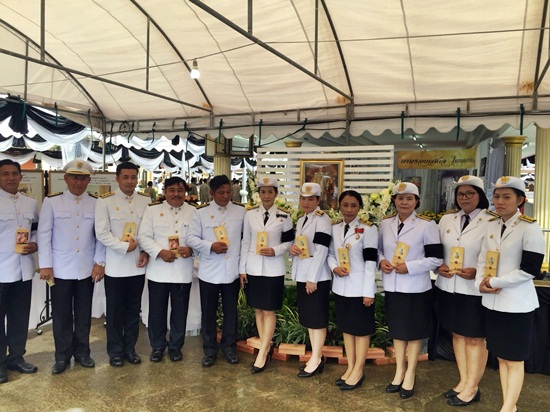 ร่วมงานพระราชพิธีถวายพระเพลิงพระบรมศพพระบาทสมเด็จพระปรมินทรมหาภูมิพลอดุลยเดช ณ วัดเขาโบสถ์พระอารามหลวง เมื่อวันที่ 26 ตุลาคม 2560